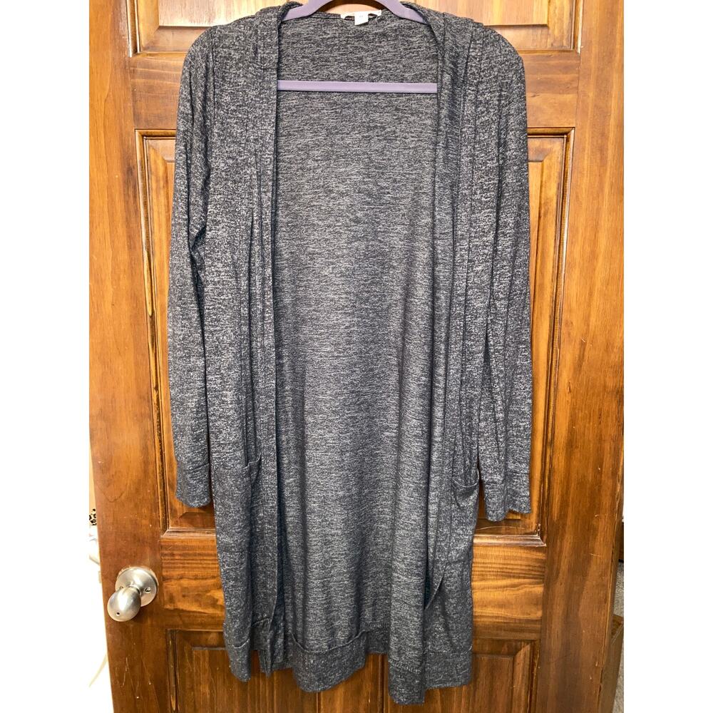 XSmall gray long Cadigan
